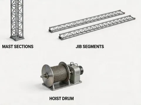 Crane parts and components